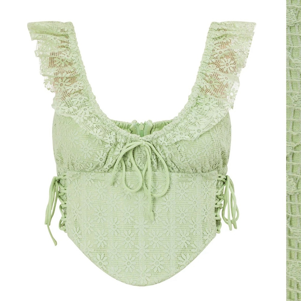 Brand new lace blouse.